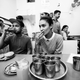 Dayana Erappa with a friend over poha and sol kadhi at Prakash Snacks, Dadar, Mumbai. Jan 27, 2016